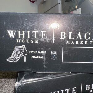 White House Black Market Strappy Heels